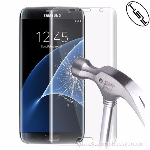HUYSHE Full Cover Screen Protector For Samsung Galaxy S7 edge Soft Anti explosion TPU film